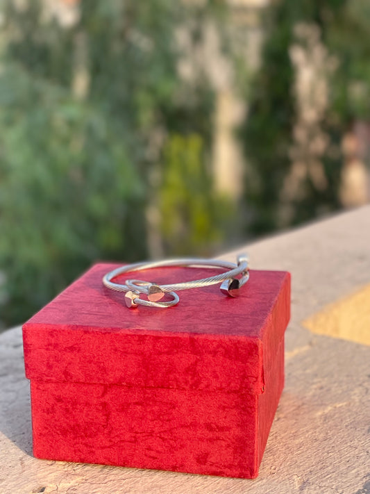 Beautiful Silver Heart Armlet